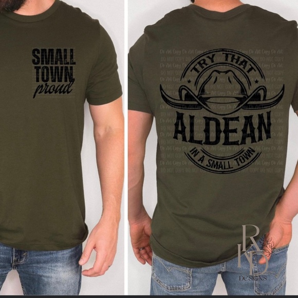 Jason Aldean Small Town Proud Shirt - Picture 1 of 2